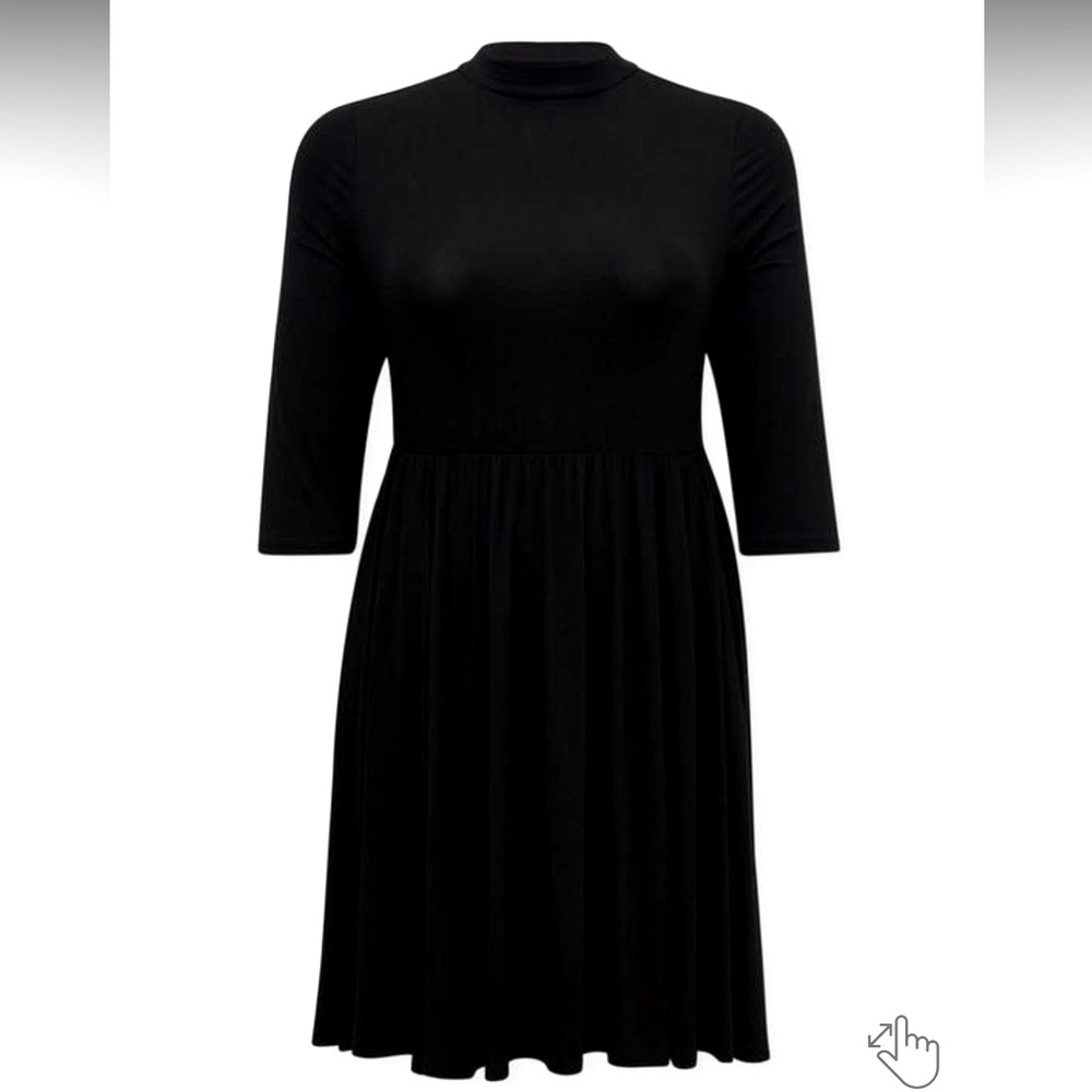 Torrid super soft knit black dress size 2
